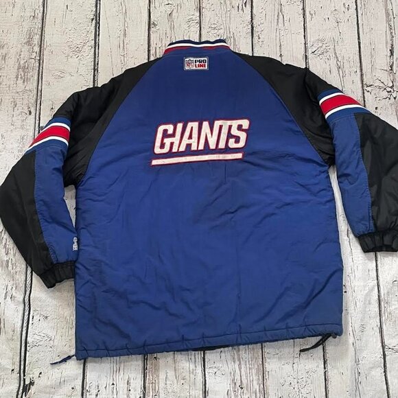 Vintage NFL Football New York Giants Starter Zip Up NFL Football Jacket - Picture 2 of 9